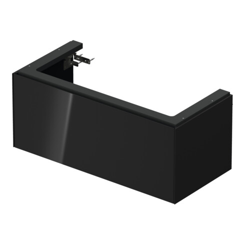 Duravit Meuble sous lavabo o. ES White Tulip 41x98,4x45,8 cm, 1 tiroir, graphite brillant