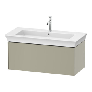 Duravit Meuble sous lavabo o. ES White Tulip 41x98,4x45,8 cm, 1 tiroir, Tau satinée