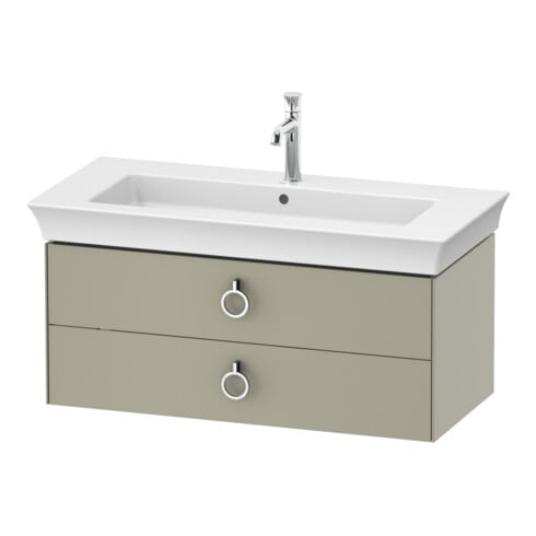 Duravit Meuble sous lavabo o. ES White Tulip 41x98,4x45,8 cm, 2 tiroirs s-mat Tau