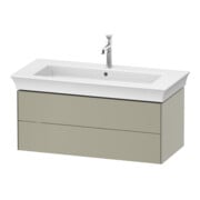 Duravit Meuble sous-lavabo o. ES White Tulip 41x98,4x45,8 cm, 2 tiroirs, Tau soie mat