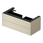Duravit Meuble sous-lavabo o. ES White Tulip 41x98,4x45,8 cm, 2 tiroirs, Tau soie mat-2