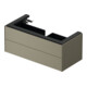 Duravit Meuble sous-lavabo o. ES White Tulip 41x98,4x45,8cm, 2 tiroirs, gris pierre mat-2