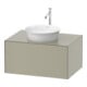 Duravit Meuble sous-lavabo o. ES White Tulip 75,1x35x41 cm, sol, taupe satinée-1