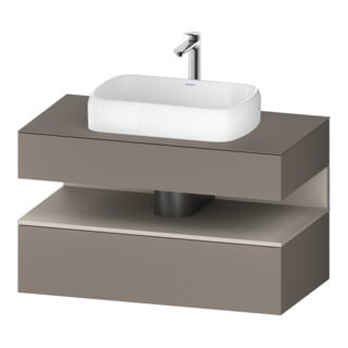 Duravit Meuble sous-lavabo Qatego 100x55x60 cm, blanc, 1 tiroir