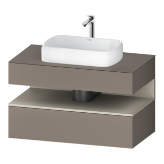 Duravit Meuble sous-lavabo Qatego 100x55x60 cm, blanc, 1 tiroir