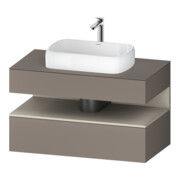 Duravit Meuble sous-lavabo Qatego 100x55x60 cm, blanc, 1 tiroir-1