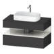 Duravit Meuble sous-lavabo Qatego 100x55x60 cm, blanc/gris m, pl, 1 tiroir-1