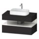 Duravit Meuble sous-lavabo Qatego 100x55x60 cm, blanc/gris m, pl, niche-1