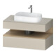 Duravit Meuble sous-lavabo Qatego 100x55x60 cm, blanc mat, 1 porte-1