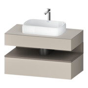 Duravit Meuble sous-lavabo Qatego 100x55x60 cm, blanc mat, 1 tiroir