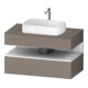 Duravit Meuble sous-lavabo Qatego 100x55x60 cm, blanc mat/brillant, 1 tiroir-1