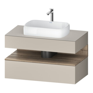 Duravit Meuble sous lavabo Qatego 100x55x60 cm, E Ma/t m, Pl, 1 tiroir