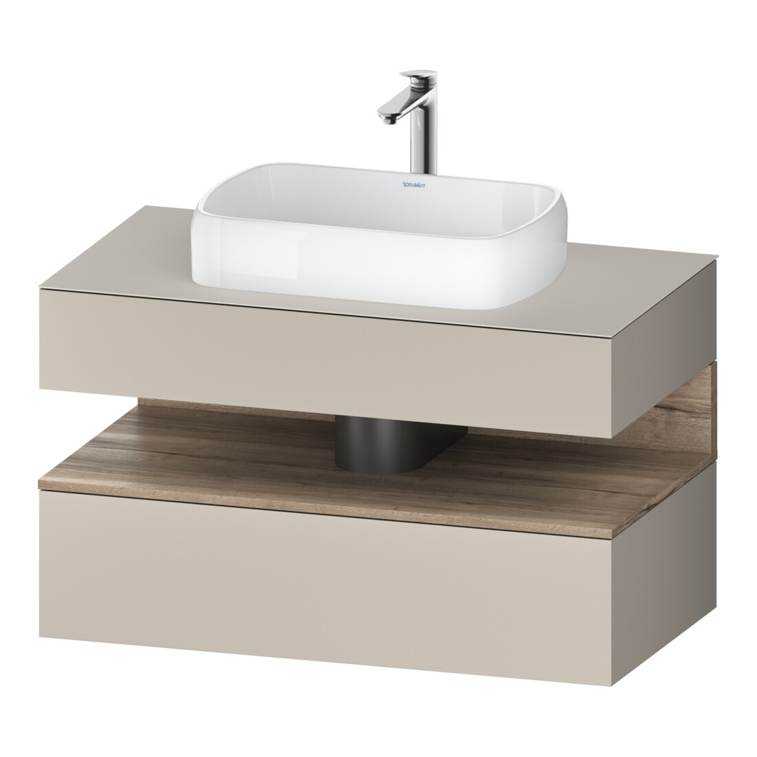 Duravit Meuble sous lavabo Qatego 100x55x60 cm, E Ma/t m, Pl, 1 tiroir