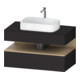 Duravit Meuble sous lavabo Qatego 100x55x60 cm, E na/gris, Pl, 1 tiroir-1