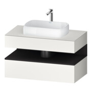 Duravit Meuble sous-lavabo Qatego 100x55x60 cm, gris/blanc, Pl, niche-1