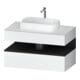 Duravit Meuble sous-lavabo Qatego 100x55x60 cm, gris/m blanc, Pl, niche-1