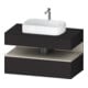 Duravit Meuble sous-lavabo Qatego 100x55x60 cm, T avec porte, blanc, niche-1