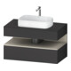 Duravit Meuble sous-lavabo Qatego 100x55x60 cm, T avec porte, plan, niche-1