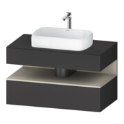 Duravit Meuble sous-lavabo Qatego 100x55x60 cm, T m/Gr m, Pl, 1 tiroir-1