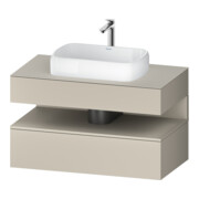 Duravit Meuble sous-lavabo Qatego 100x55x60 cm, T m, Pl, 1 tiroir-1