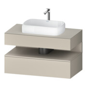 Duravit Meuble sous-lavabo Qatego 100x55x60 cm, T m/ta m, Pl, 1 tiroir