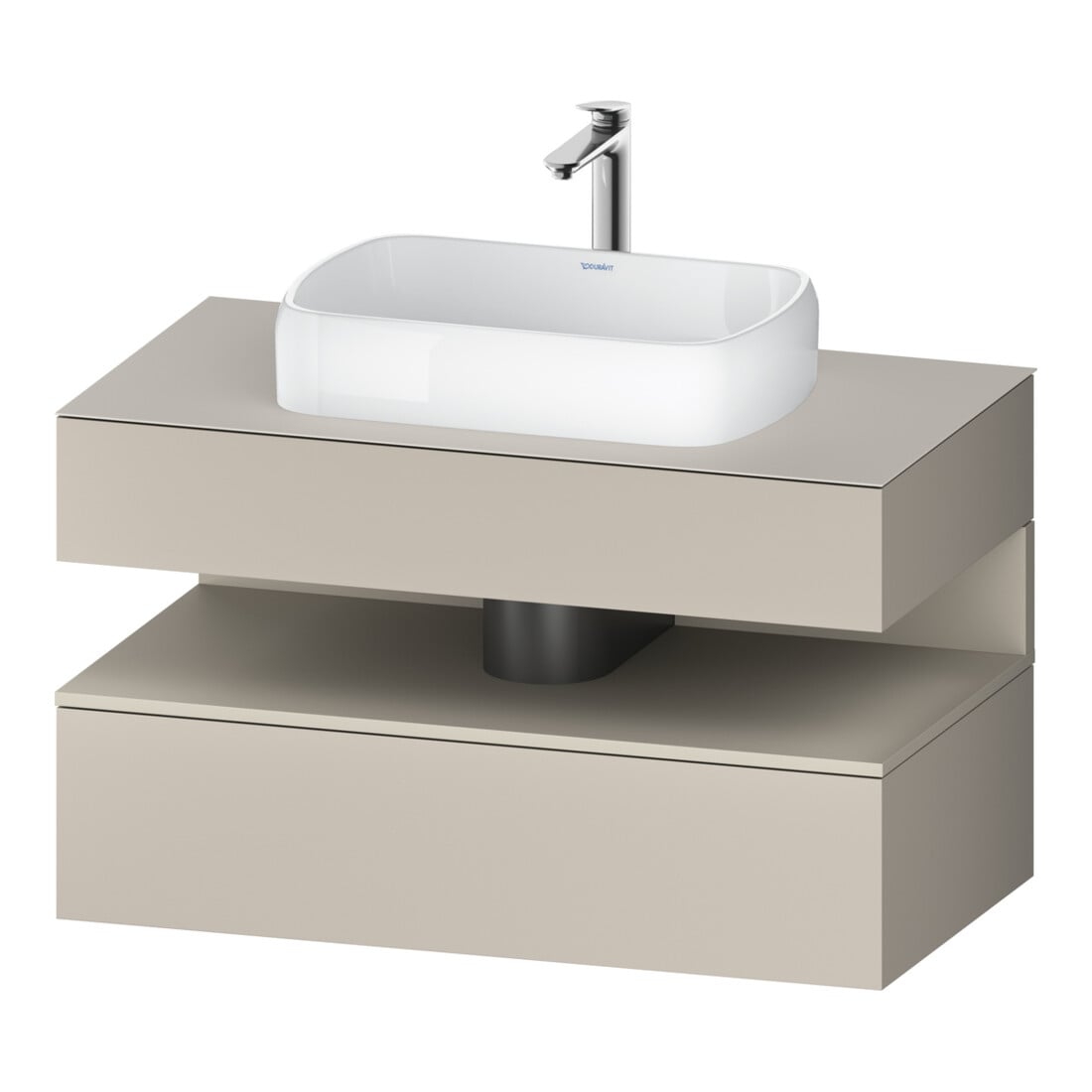 Duravit Meuble sous-lavabo Qatego 100x55x60 cm, T m/ta m, Pl, 1 tiroir