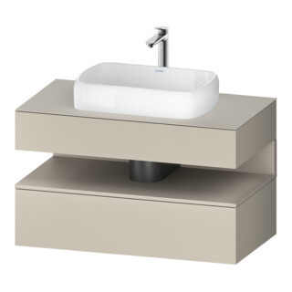 Duravit Meuble sous lavabo Qatego 100x55x60 cm, T m/ta m, Pl, niche