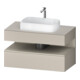 Duravit Meuble sous lavabo Qatego 100x55x60 cm, T m/ta m, Pl, niches-1