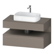 Duravit Meuble sous lavabo Qatego 100x55x60cm, blanc mat, consoles, niche-1