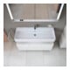 Duravit Meuble sous-lavabo Qatego 119x47x59 cm, blanc, 1 porte, avec niche