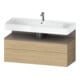 Duravit Meuble sous-lavabo Qatego 119x47x59 cm, blanc mat, 1 porte, 1 tiroir-1
