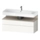 Duravit Meuble sous lavabo Qatego 119x47x59 cm, blanc mat, 1 porte, 1 tiroir-1