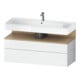 Duravit Meuble sous-lavabo Qatego 119x47x59 cm, blanc mat, 1 porte, 1 tiroir-1