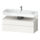 Duravit Meuble sous-lavabo Qatego 119x47x59 cm, blanc mat, 1 porte, avec niche-1