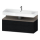 Duravit Meuble sous lavabo Qatego 119x47x59 cm, blanc mat, 1 porte, avec poignée-1