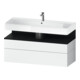 Duravit Meuble sous lavabo Qatego 119x47x59 cm, blanc mat, 1 porte, avec poignée-1
