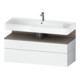 Duravit Meuble sous lavabo Qatego 119x47x59 cm, blanc mat, 1 porte, avec poignée B