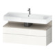 Duravit Meuble sous-lavabo Qatego 119x47x59 cm, blanc mat, 1 porte, avec poignée B-1