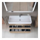 Duravit Meuble sous-lavabo Qatego 119x47x59 cm, E ma, 1 porte, avec niche