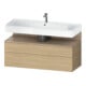 Duravit Meuble sous-lavabo Qatego 119x47x59 cm, E Ma/E N, 1 porte, 1 tiroir-1