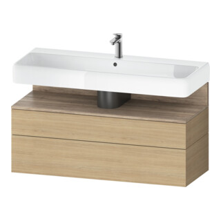 Duravit Meuble sous-lavabo Qatego 119x47x59 cm, E Ma/E N, 1 porte, avec poignée B