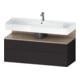 Duravit Meuble sous-lavabo Qatego 119x47x59 cm, E Ma/Gra m, 1 porte, 1 tiroir-1