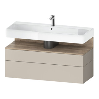 Duravit Meuble sous lavabo Qatego 119x47x59 cm, E Ma/t m, 1 tiroir, avec B