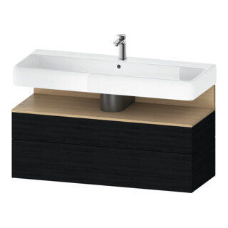Duravit Meuble sous-lavabo Qatego 119x47x59 cm, E Na/E s, 1 porte, 1 tiroir