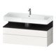Duravit Meuble sous-lavabo Qatego 119x47x59 cm, gris m/blanc m, 1 porte, avec B-1