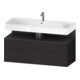 Duravit Meuble sous lavabo Qatego 119x47x59 cm, gris m/Gr m, 1 porte, m B-1