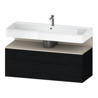 Duravit Meuble sous-lavabo Qatego 119x47x59 cm, T avec E s, 1 porte, 1 tiroir