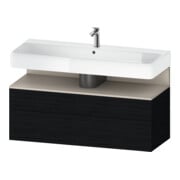 Duravit Meuble sous lavabo Qatego 119x47x59 cm, T avec/É s, 1 porte, avec niche