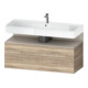 Duravit Meuble sous lavabo Qatego 119x47x59 cm, T avec miroir, 1 porte, 1 tiroir-1