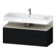 Duravit Meuble sous-lavabo Qatego 119x47x59 cm, T avec porte, 1 tiroir, avec niche-1